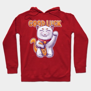 GoodLuck CAT part of Lucky Cat collection Hoodie